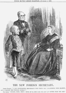 The New Foreign Secretary 1865. Creator: John Tenniel