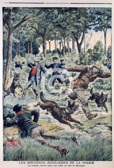 'The New French Police Auxiliaries', 1907.  Artist: Anon