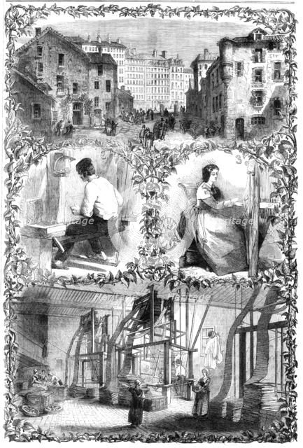 The New French Treaty - No. II., Lyons and French Silks, 1862. Creator: Unknown.