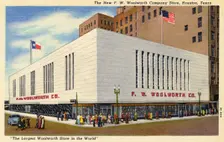 The new FW Woolworth Company store, Houston, Texas, USA, 1950