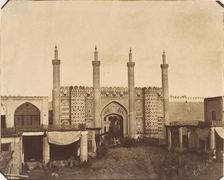 [The New Gate, Teheran], 1850s. Creator: Luigi Pesce