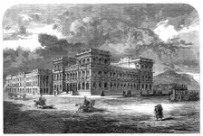 The new General Post Office, about to be erected at Edinburgh, 1861. Creator: Paterson