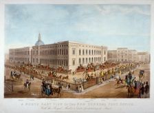 The new General Post Office, City of London, c1830. Artist: Henry Pyall