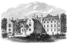 The new German Hospital, Dalston, 1864. Creator: Unknown