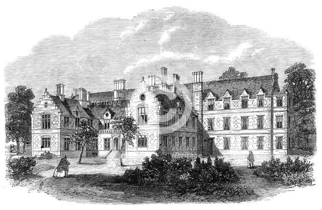 The new German Hospital, Dalston, 1864. Creator: Unknown.