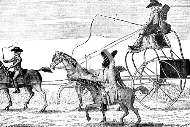 'The New Gig', 1781.Artist: Colley