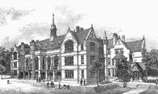 'The New Grammer School Buildings at Bedford 1891. Creator: Unknown