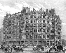 The new Grand Hotel, Charing-Cross (on the site of Northumberland House), 1880. Creator: Unknown