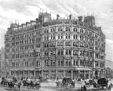 The new Grand Hotel, Charing-Cross (on the site of Northumberland House), 1880. Creator: Unknown