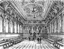 The new Great Hall of the Grand Lodge of Freemasons, 1890. Creator: Unknown