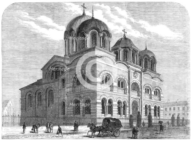 The new Greek Church, Liverpool, 1870. Creator: Unknown.