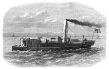 The new gun-boat Staunch, built at Elswick, Newcastle-on-Tyne, 1868. Creator: Unknown