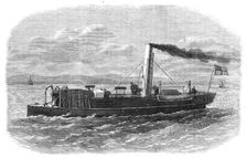 The new gun-boat Staunch, built at Elswick, Newcastle-on-Tyne, 1868. Creator: Unknown