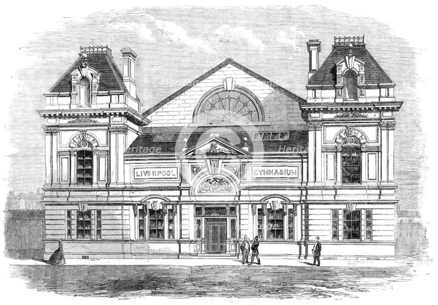 The new Gymnasium in Myrtle-Street, Liverpool, 1865. Creator: Unknown.