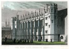 The New Hall, Christ's Hospital, London, 1828.Artist: William Deeble