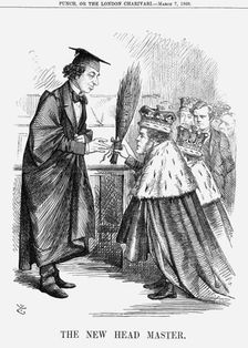 The New Head Master 1868. Artist: John Tenniel