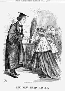 The New Head Master 1868. Creator: John Tenniel