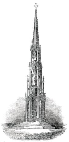 The New High Civic Cross, Bristol, 1850. Creator: Unknown