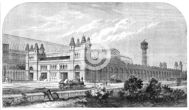 The new High-Level Station at the Crystal Palace, 1865. Creator: T Sulman.