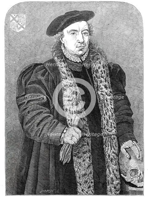 The 'New Holbein', at the National Gallery, 1845. Creator: Unknown.