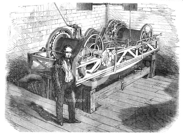 The New Houses of Parliament - the Great Clock at Westminster, 1857. Creator: Unknown.