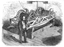 The New Houses of Parliament - the Great Clock at Westminster, 1857. Creator: Unknown