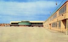 The new Houston International Airport, Houston, Texas, USA, 1955