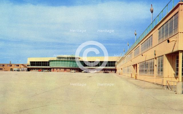 The new Houston International Airport, Houston, Texas, USA, 1955. Artist: Unknown