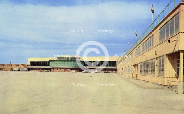 The new Houston International Airport, Houston, Texas, USA, 1955. Artist: Unknown