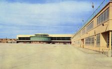 The new Houston International Airport, Houston, Texas, USA, 1955