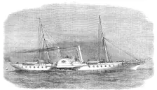 The new imperial steam-yacht, Taliah, built for the Sultan, 1864. Creator: Smyth