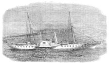 The new imperial steam-yacht, Taliah, built for the Sultan, 1864. Creator: Smyth