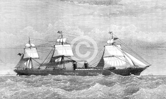 The new Inman steamer City of Richmond, 1874. Creator: Unknown.