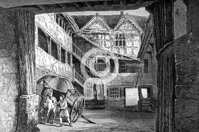 The New Inn, Gloucester, 1893. Artist: Unknown