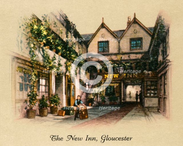 'The New Inn, Gloucester', 1936.   Creator: Unknown.
