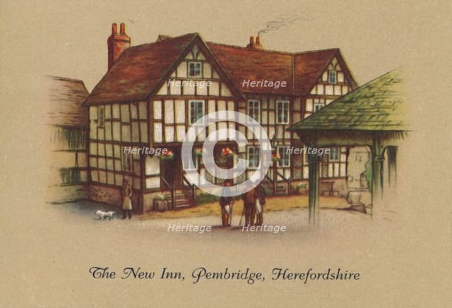 'The New Inn, Penbridge, Herefordshire', 1939. Artist: Unknown.