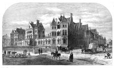 The new Infirmary at Leeds, now occupied by the National Art-exhibition..., 1868. Creator: Unknown