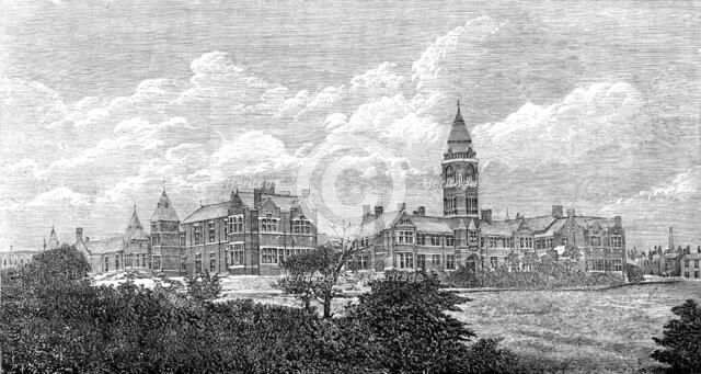 The new Infirmary, Bolton, Lancashire, 1881. Creator: Unknown.