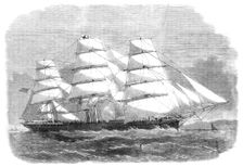 The new iron screw steam-ship London, built for the Australian trade…, 1864. Creator: Smyth