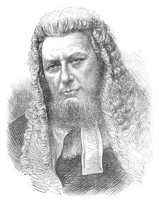 The new judge, Mr. Baron Amphlett, 1874. Creator: Unknown