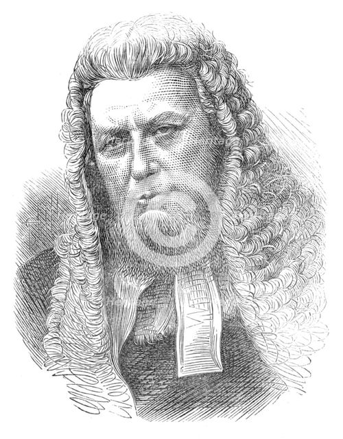 The new judge, Mr. Baron Amphlett, 1874. Creator: Unknown.