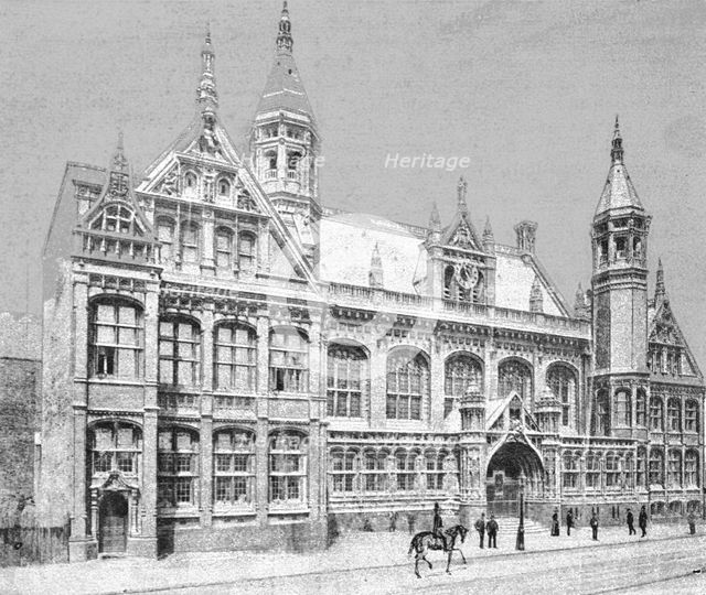 'The New Law Courts at Birmingham, opened by the Prince and Princess of Wales', 1891. Creator: Unknown.