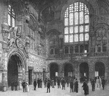 The New Law Courts at Birmingham, opened by the Prince and Princess of Wales 1891. Creator: Unknown