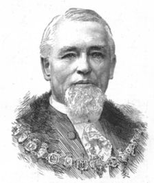 'The new Lord Mayor and Sheriffs; Mr Alderman E.J. Gray Sheriff of London and Middlesex 1888. Creator: Unknown