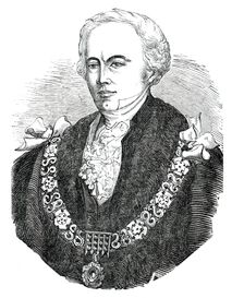 The New Lord Mayor - the Right Hon. John Musgrove, 1850. Creator: Unknown