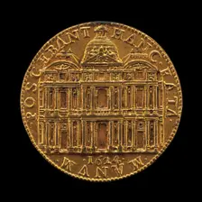 The New Louvre [reverse], 1624. Creator: Pierre Regnier