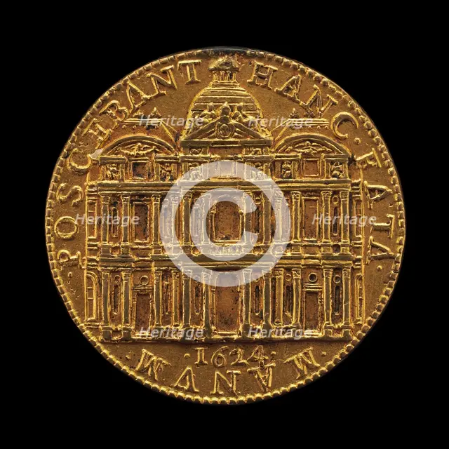 The New Louvre [reverse], 1624. Creator: Pierre Regnier.