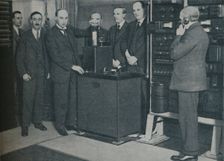 The New Magic: Sending Pictures by Wireless and the Unescapable Telephone c1935. Artist: Keystone View Company