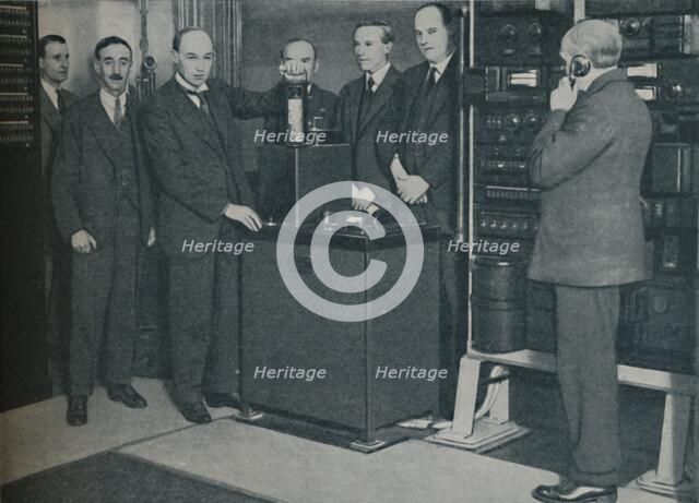 'The New Magic: Sending Pictures by Wireless and the Unescapable Telephone', c1935. Artist: Keystone View Company.