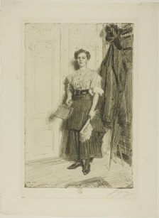 The New Maid, 1909. Creator: Anders Leonard Zorn